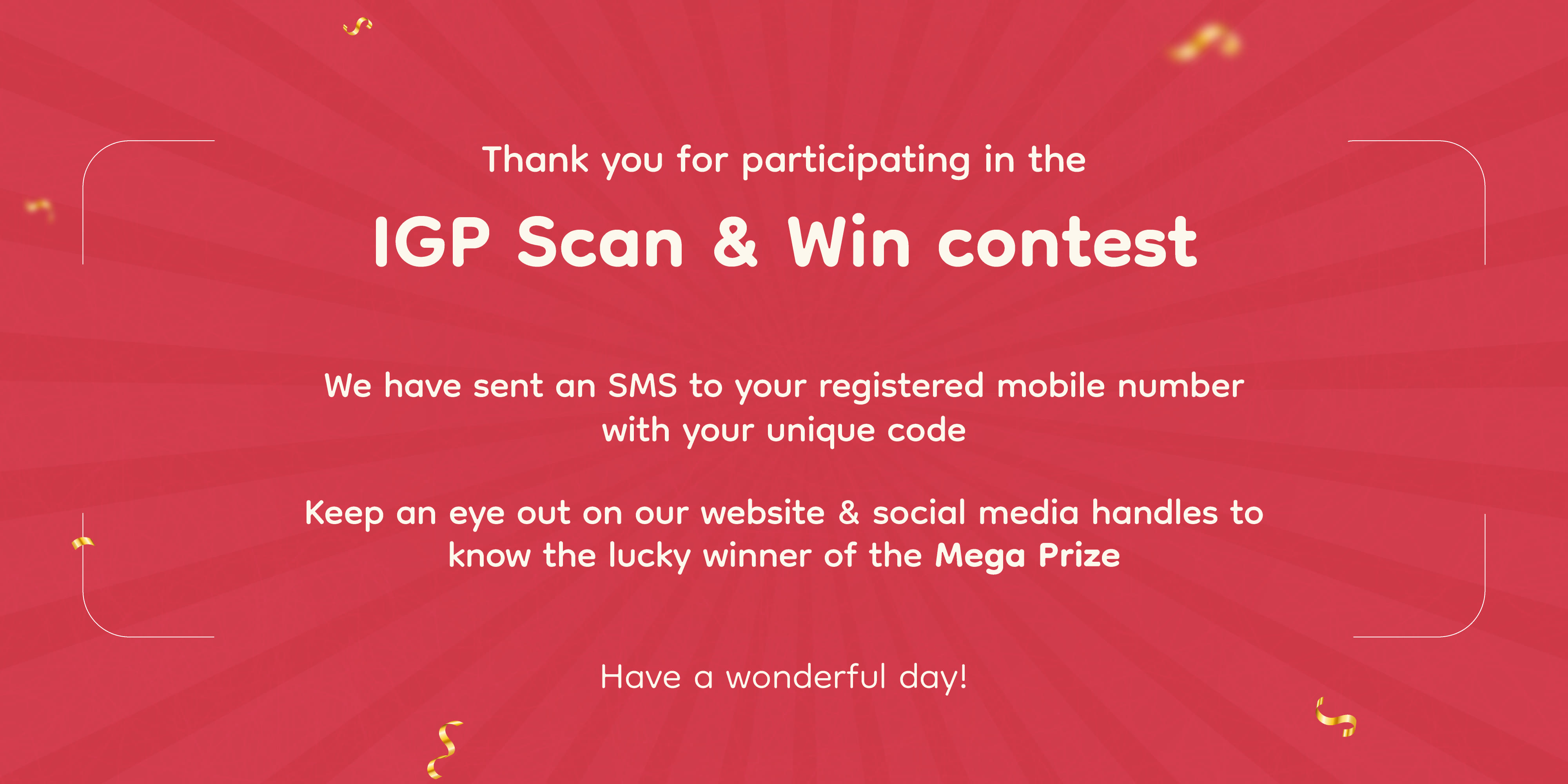 surprise gift success