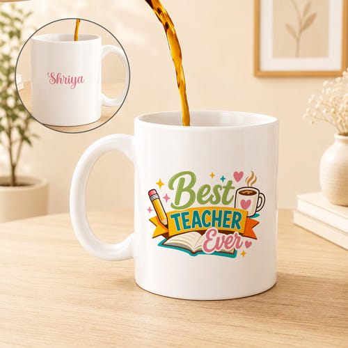 Best Teacher Ever Personalized Mug