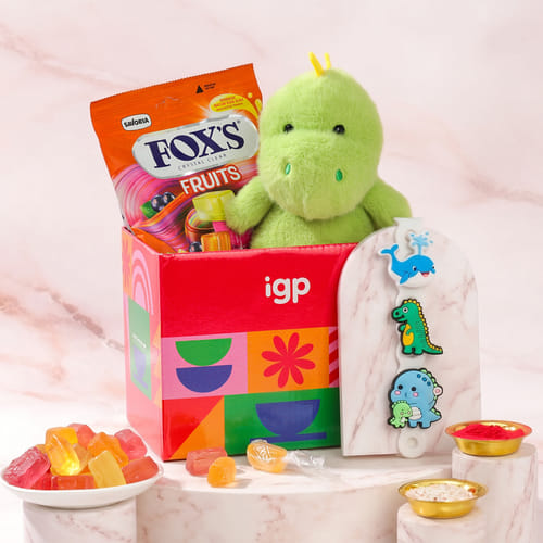 Dino Adventure Kids Rakhi Hamper