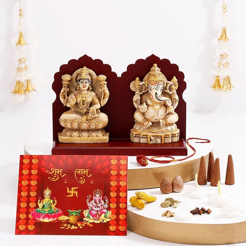 Divine Laxmi Ganesha Diwali Pooja Set