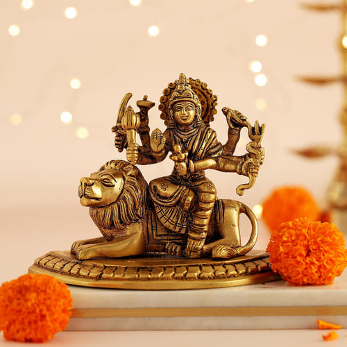 Durga Shakti Classic Brass Idol