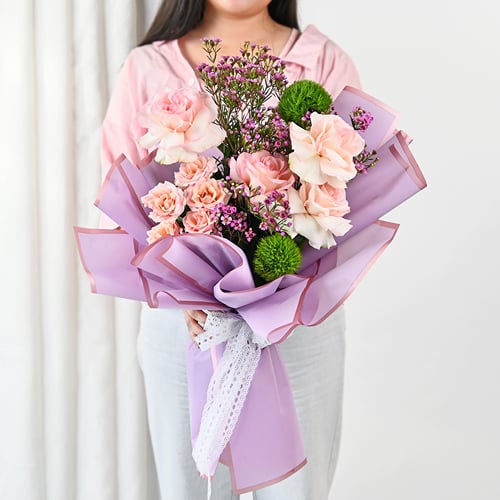 Enchanting Avalanche Roses Bouquet