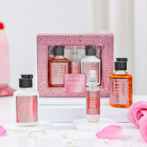 The Love Co. Wrapped in Vanilla Bath & Body Gift Set
