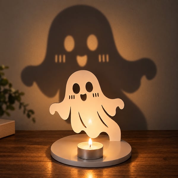 Cute Halloween Ghost Candle