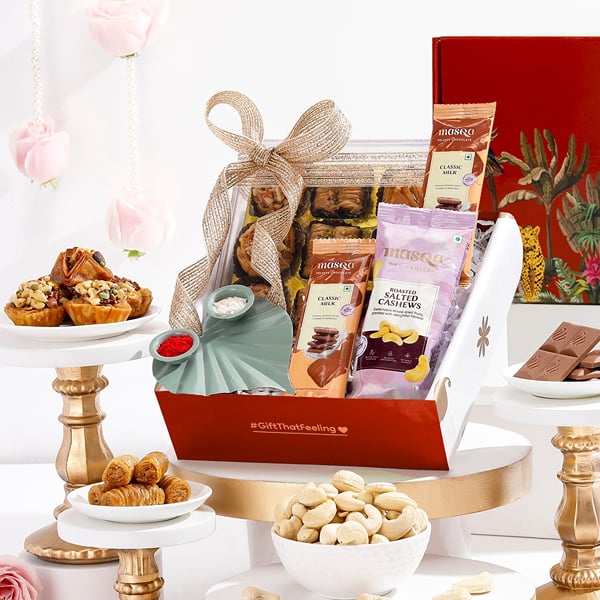 Golden Delight Bhai Dooj Hamper