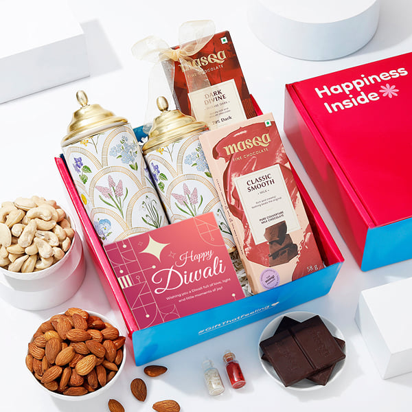 Luxury Nut and Chocolate Gift Hamper