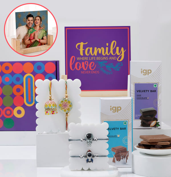 Personalized Family Love Raksha Bandhan Hamper