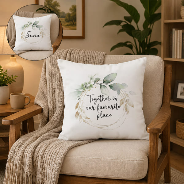 Personalized Favourite Place Cushion