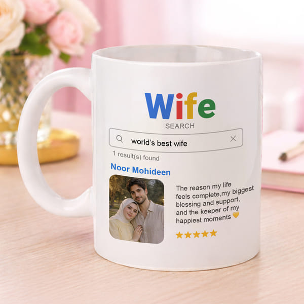 Personalized Google Saerch Wife Mug