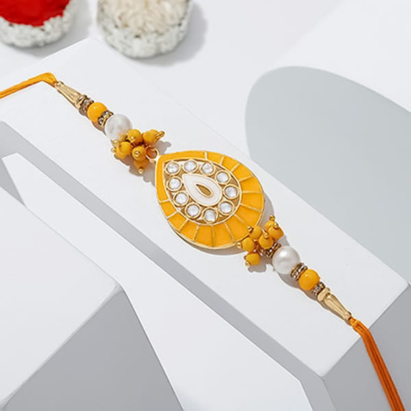 Premium Kundan Rakhi