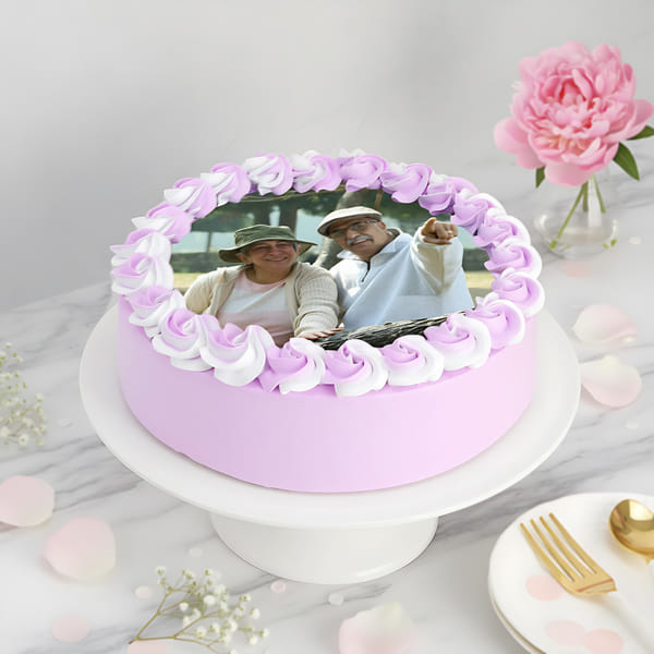 Yummy Photo Cake (500 Gm)