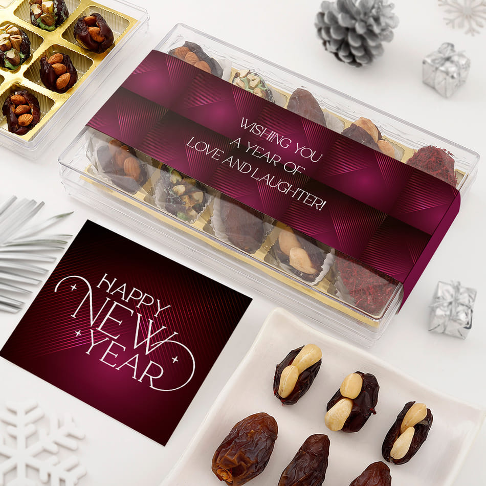 Buy/Send Assorted Dry Fruit Stuffed Dates New Year Selection Box