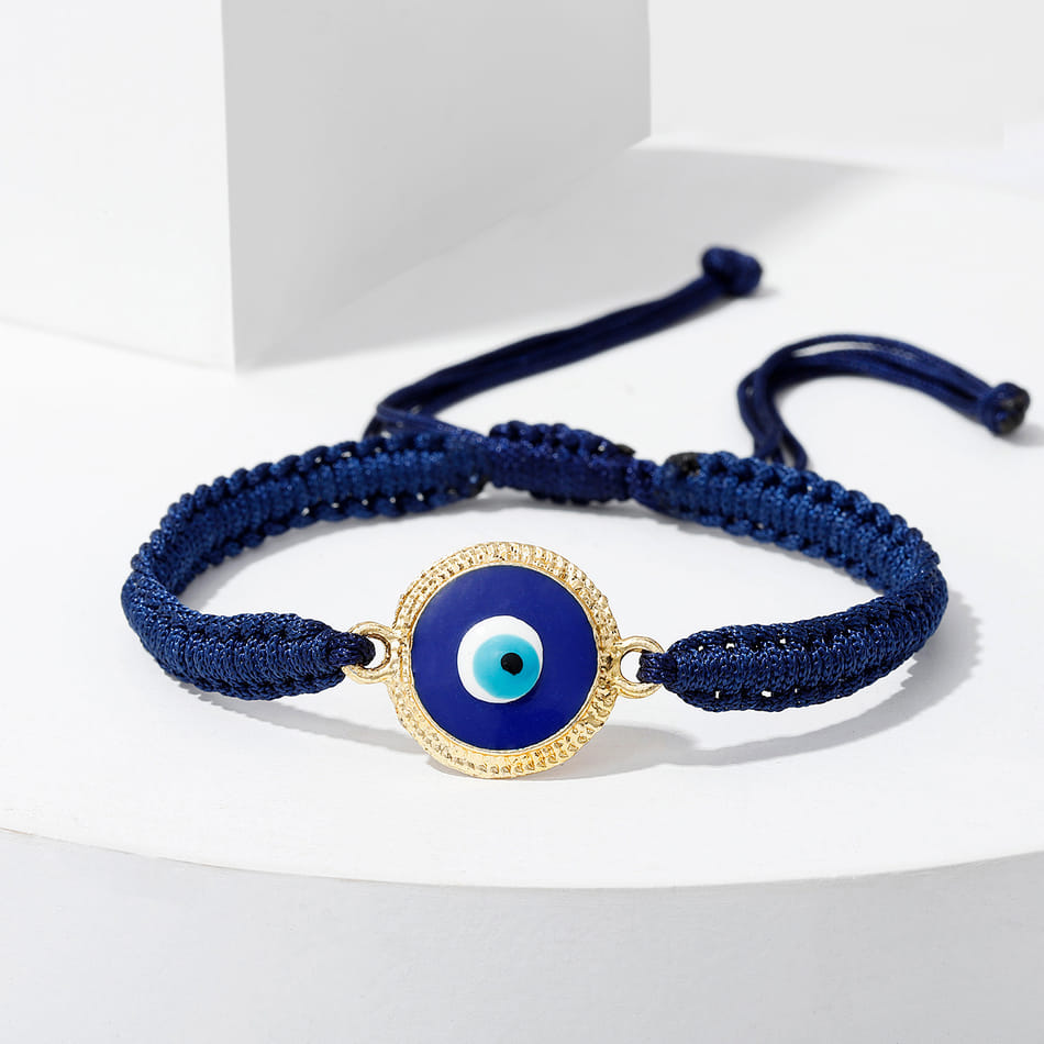 how to tie evil eye bracelet