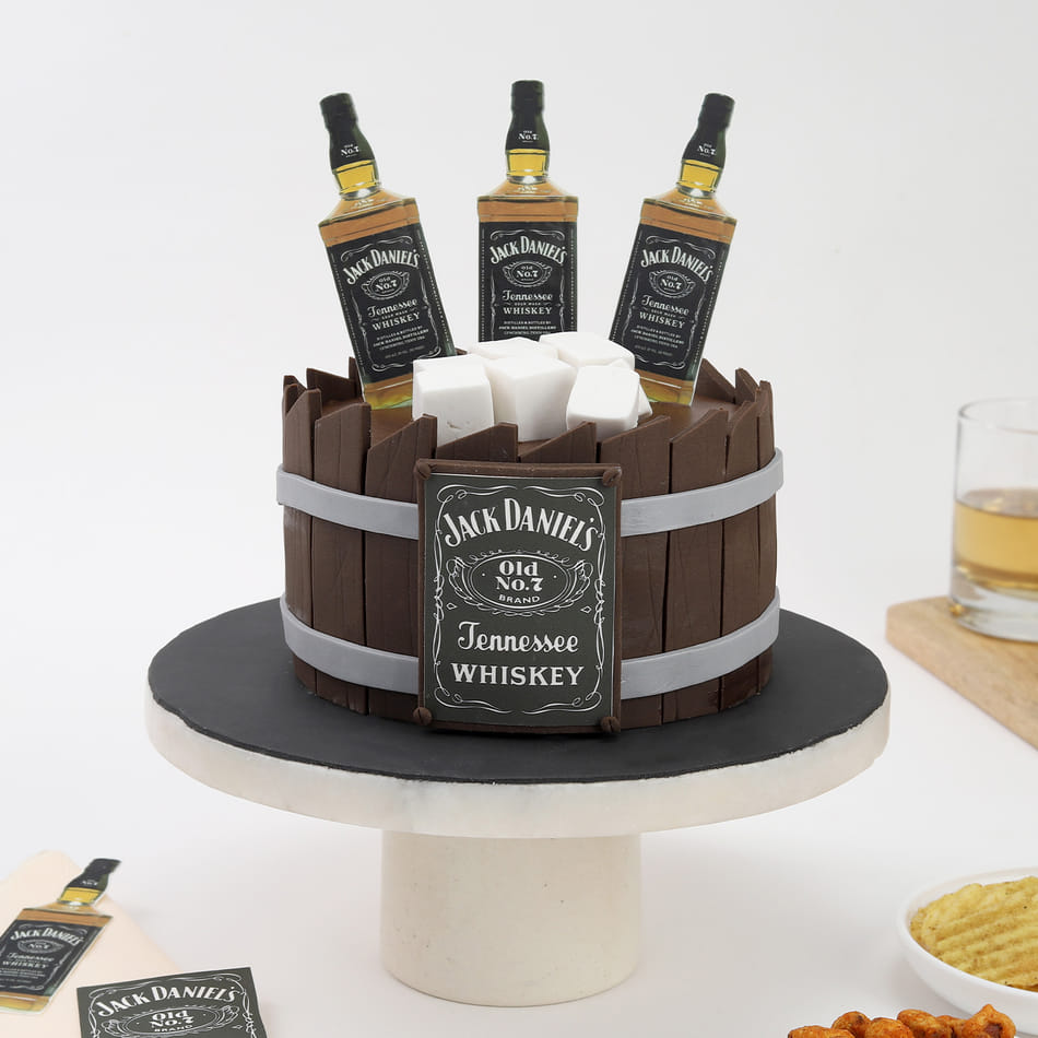 Buy/Send Jack Daniels Chocolate Cake (1 Kg) Online IGP JVS1192854