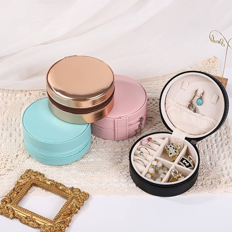 Jewellery Box Round Assorted Single Piece