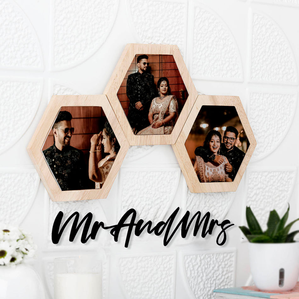 Buy/Send Personalized Mr And Mrs Wedding Gift Set Online IGP