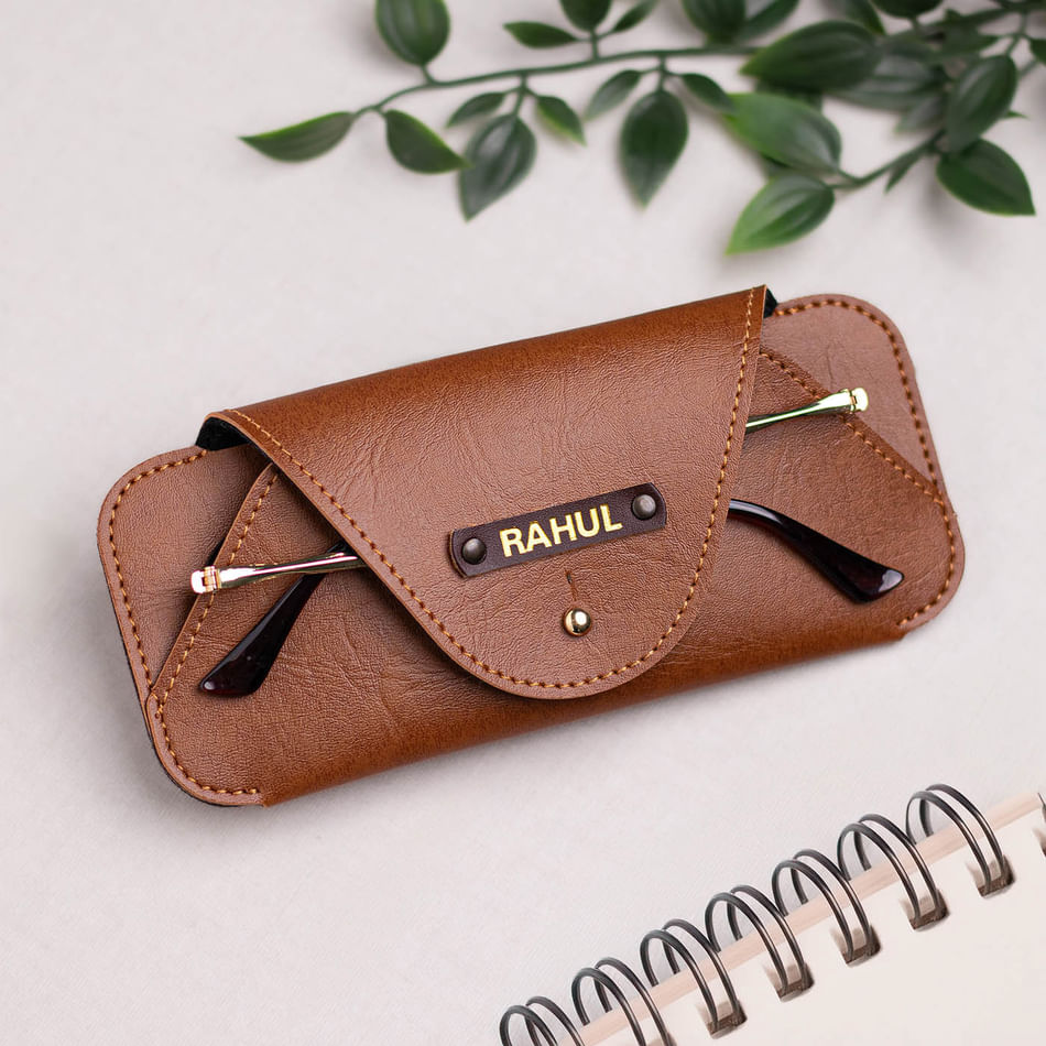 Buy/Send Personalized Signature Sunglasses Case Tan Online IGP