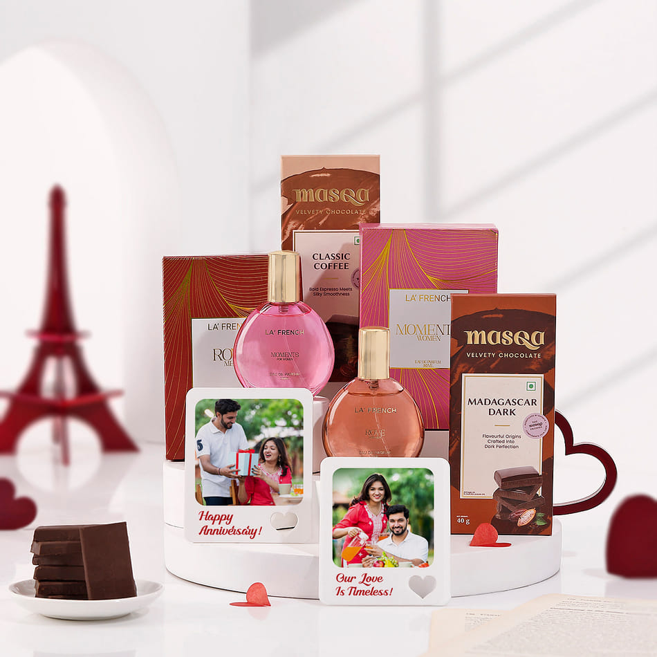 Buy/Send Personalized Timeless Love Anniversary Gift Hamper Online