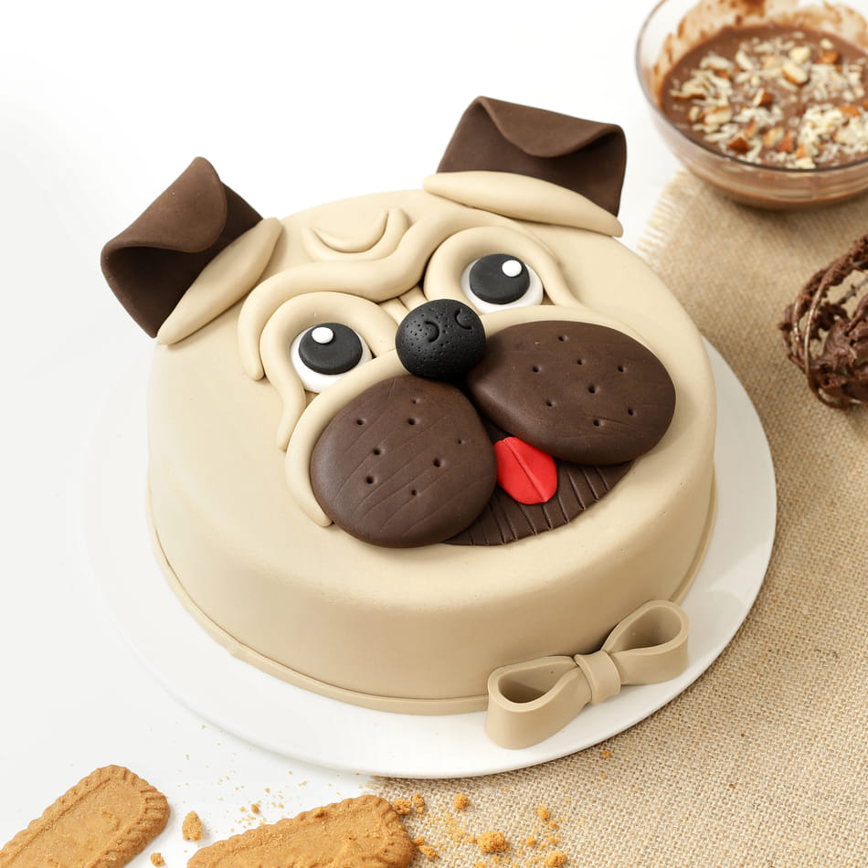 Buy/Send Pug Face Truffle Cake (3 Kg) Online IGP JVS1285318