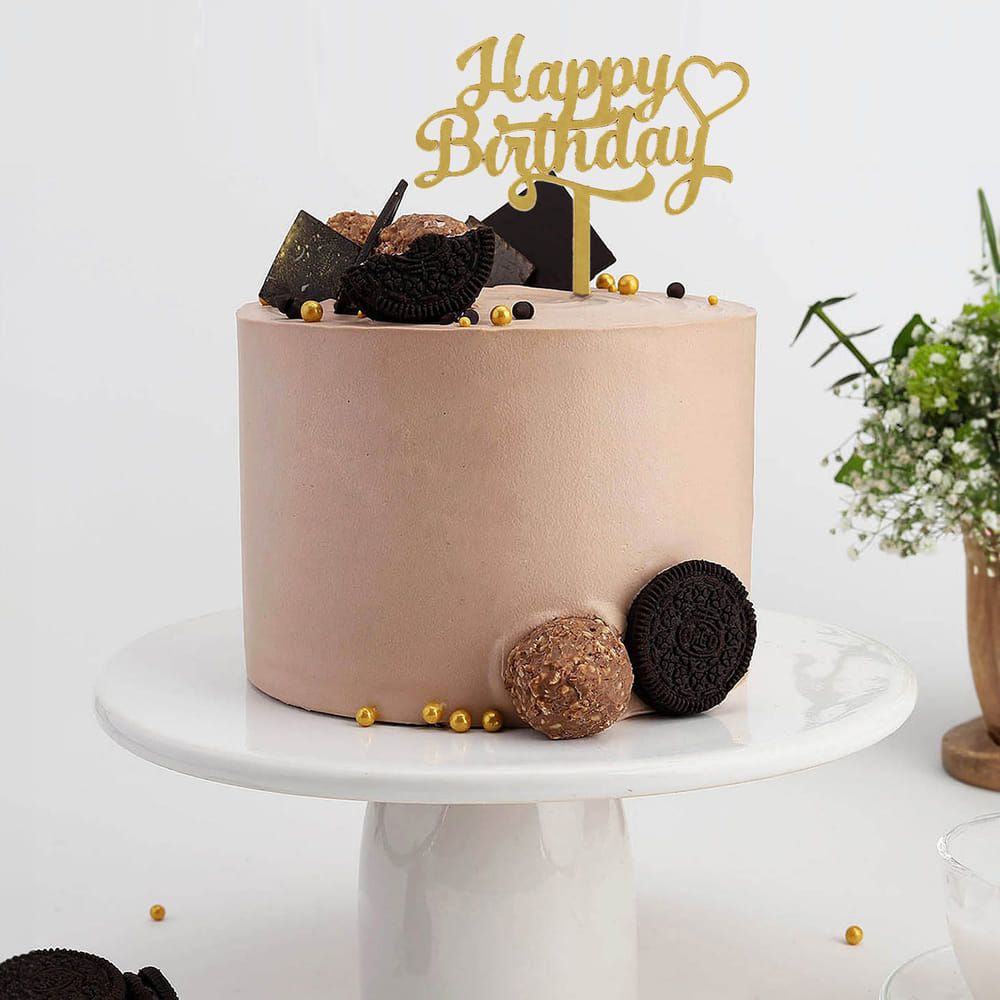 Buy/Send Choco Indulgence Birthday Cake (1 Kg) Online | IGP