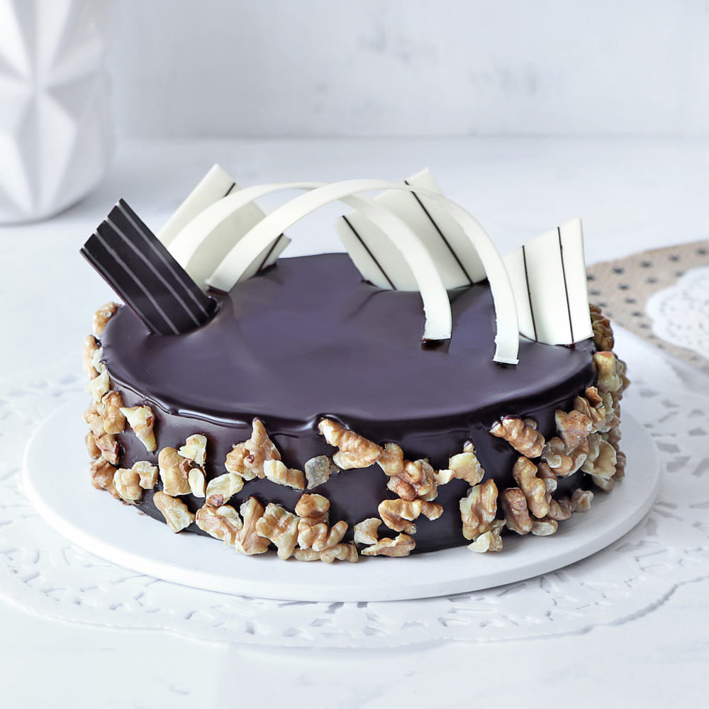 Buy/Send Delightful Choco Walnut Cake (1 Kg) Online | IGP | JVS1263569
