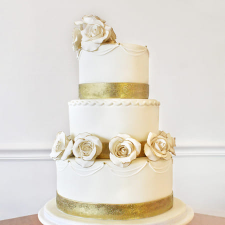 3 Tier Rosette Fondant Cake (8 Kg)-picture-40