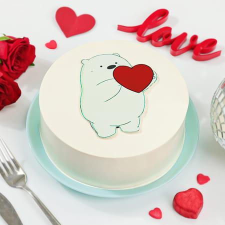 Adorable Bear Valentine Cake-picture-39