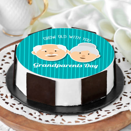 Adorable Grandparents Day Cake (1 Kg)-picture-17