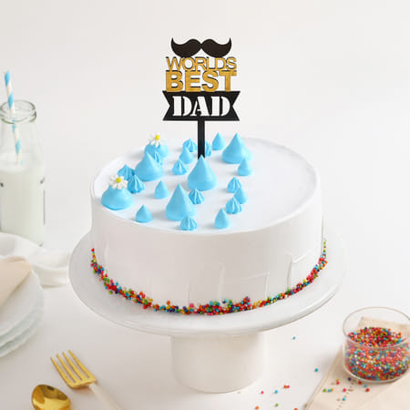 alpine forest cream cake for cool dad (2 kg)