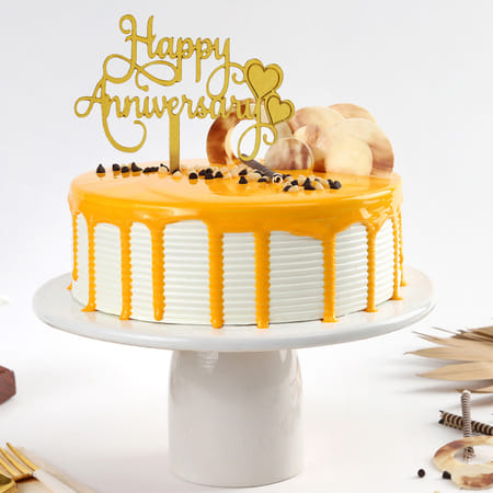 Anniversary Special Butterscotch Cake (1 Kg)-picture-24