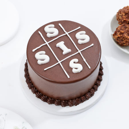 Appetizing Chocolate Cake For Sister-picture-28