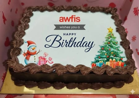 Awfis Birthday celebration chocolate cake-2 Kg-picture-45