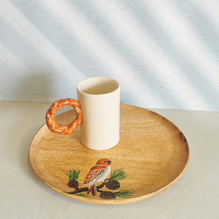 Bagel Ceramic Mug - Assorted - Single Piece-image-2
