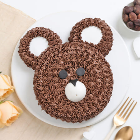 Beary Delight Semi-Fondant Cake (2 Kg)-picture-12