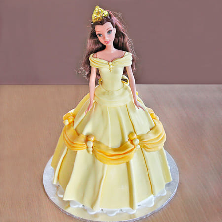 Beautiful Barbie Fondant Cake (3.5 Kg)-image-29