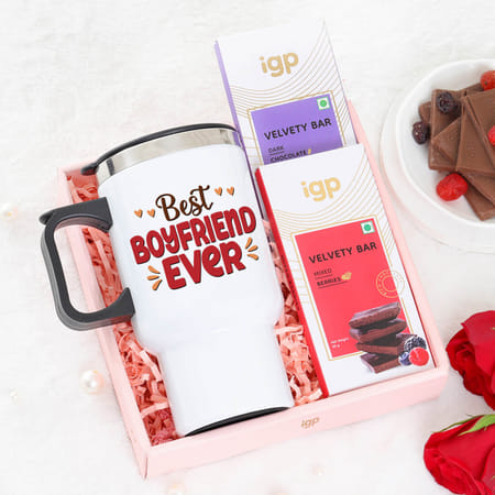 Best Boyfriend - Travel Mug With Chocolates-image-29