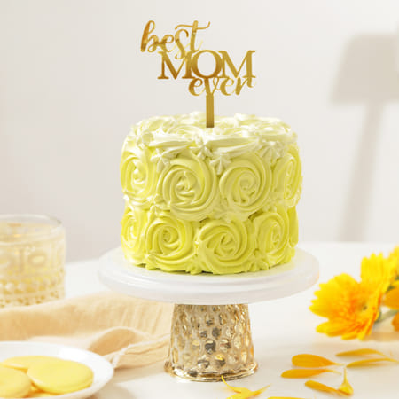 Best Mom Ever Ombre Cream Cake-picture-34