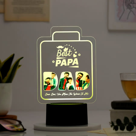 Best Papa - Personalized LED Lamp-picture-19