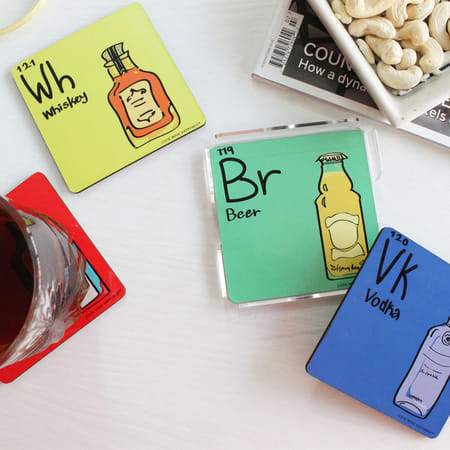 Beverage-themed Coasters Set Of 4-image-44