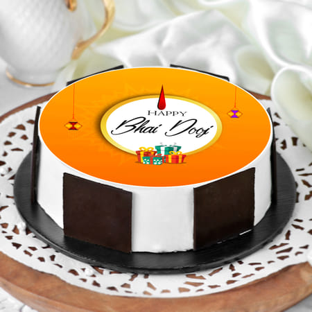Bhai Dooj Celebrations Cake (1 Kg)-picture-39