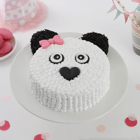 Black and White Teddy Bear Cake (2 Kg)-picture-11