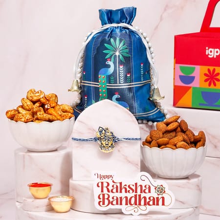Blessed Krishna Rakhi Gift Hamper-picture-10