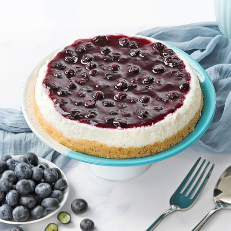 Blissful Blueberry Cheesecake