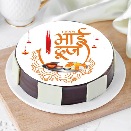Cake for Bhai Dooj (1 Kg)-picture-27