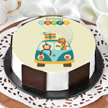 Camping Travel Van Cake-image-9