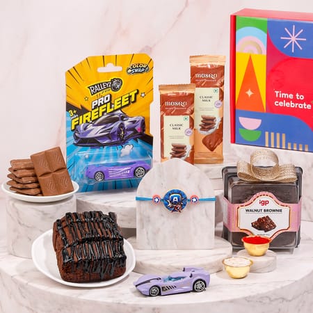 Captain America Kids Rakhi Gift Hamper-picture-28