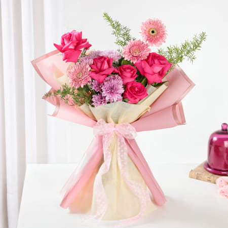 Charming Pink Blossoms Bouquet-picture-38