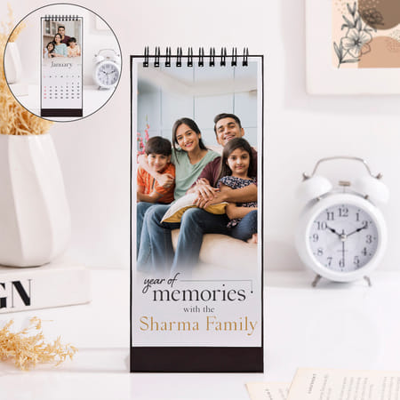 Cherished Memories Personalized Family Calendar 2026