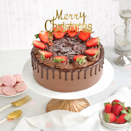 Choco Strawberry Christmas Delight Cake-picture-18