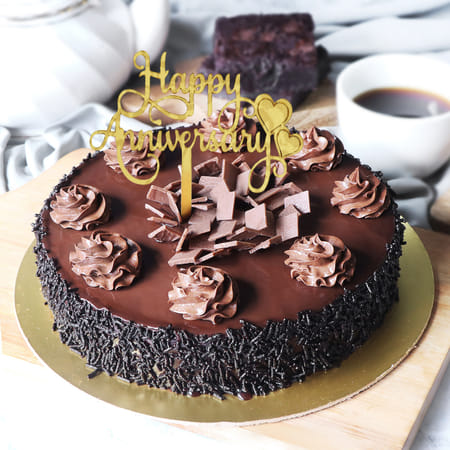 Choco Truffle Anniversary Cake-picture-24